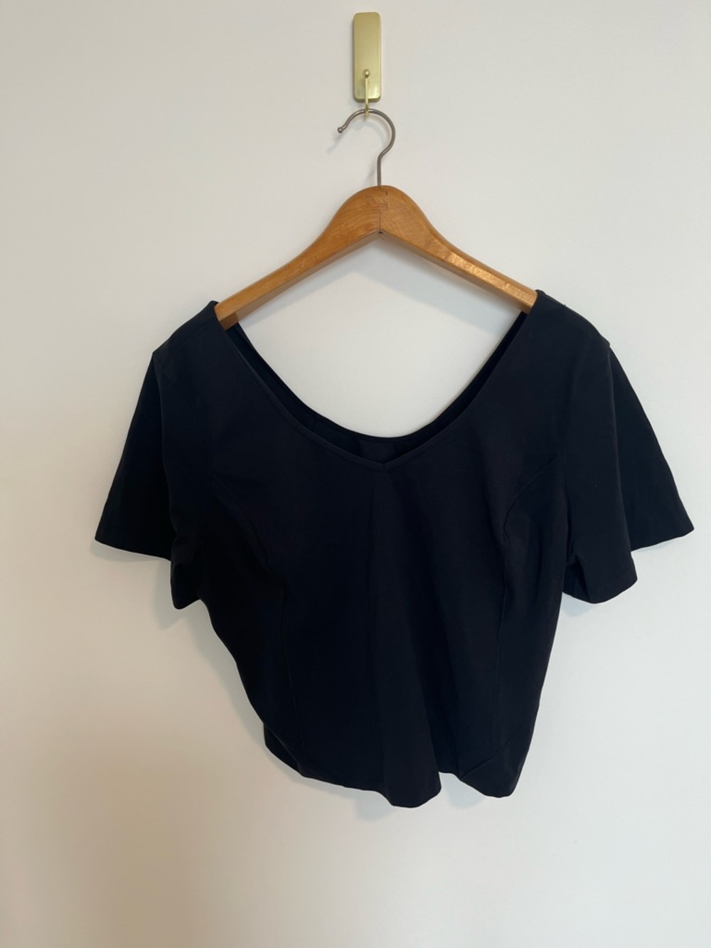 lululemon athletica Black align crop t-shirt